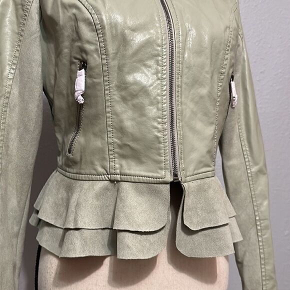 NEW LA coalition women’s faux leather jacket size S - Picture 2 of 9